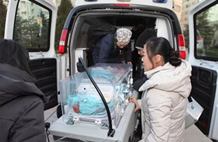红河县妇婴监护型护送